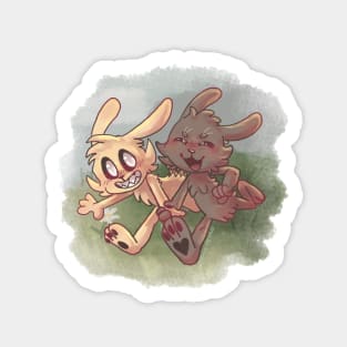 Rabbit and Brother Sticker! Sticker